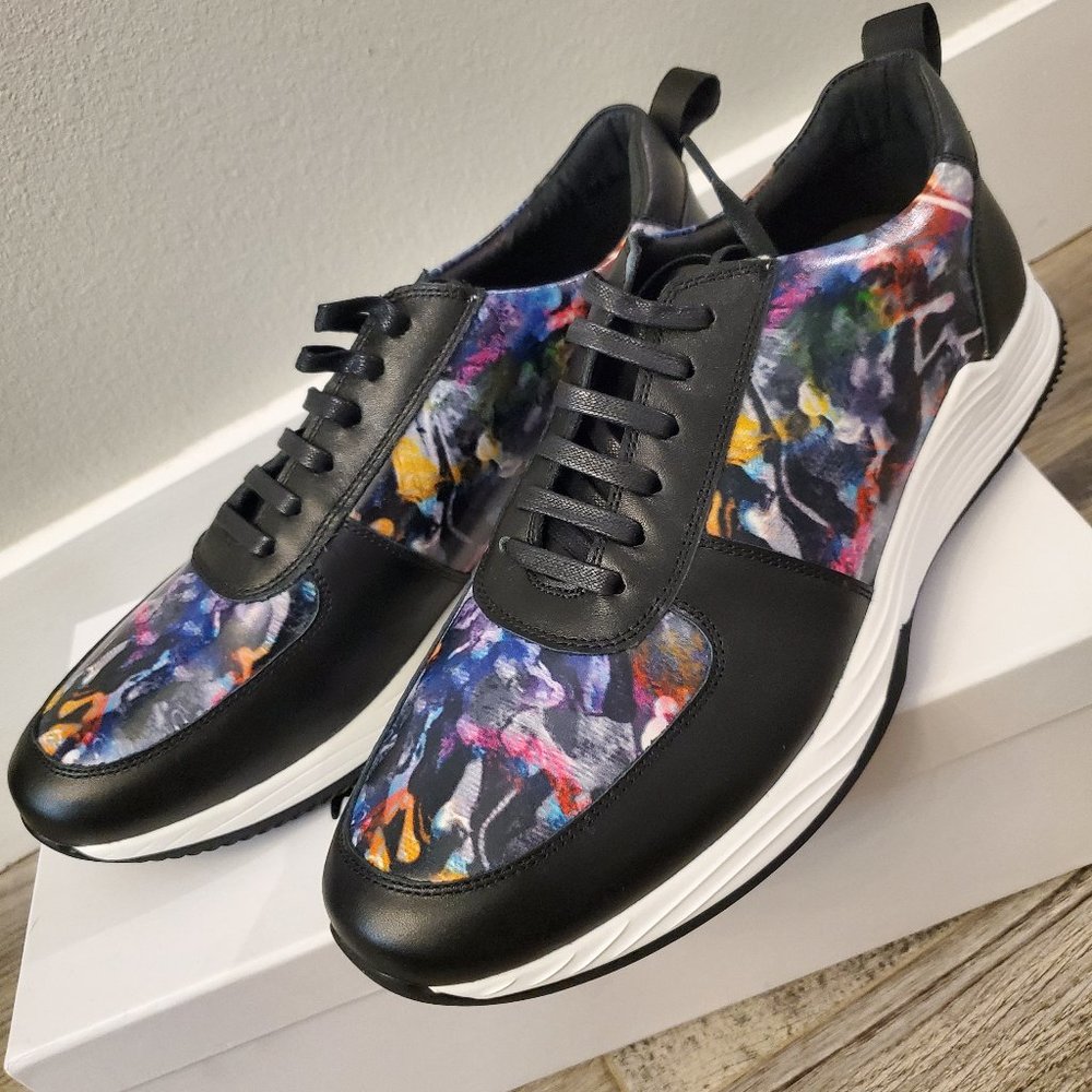 NIB Robert Graham Drogue Sneakers, 10.5M